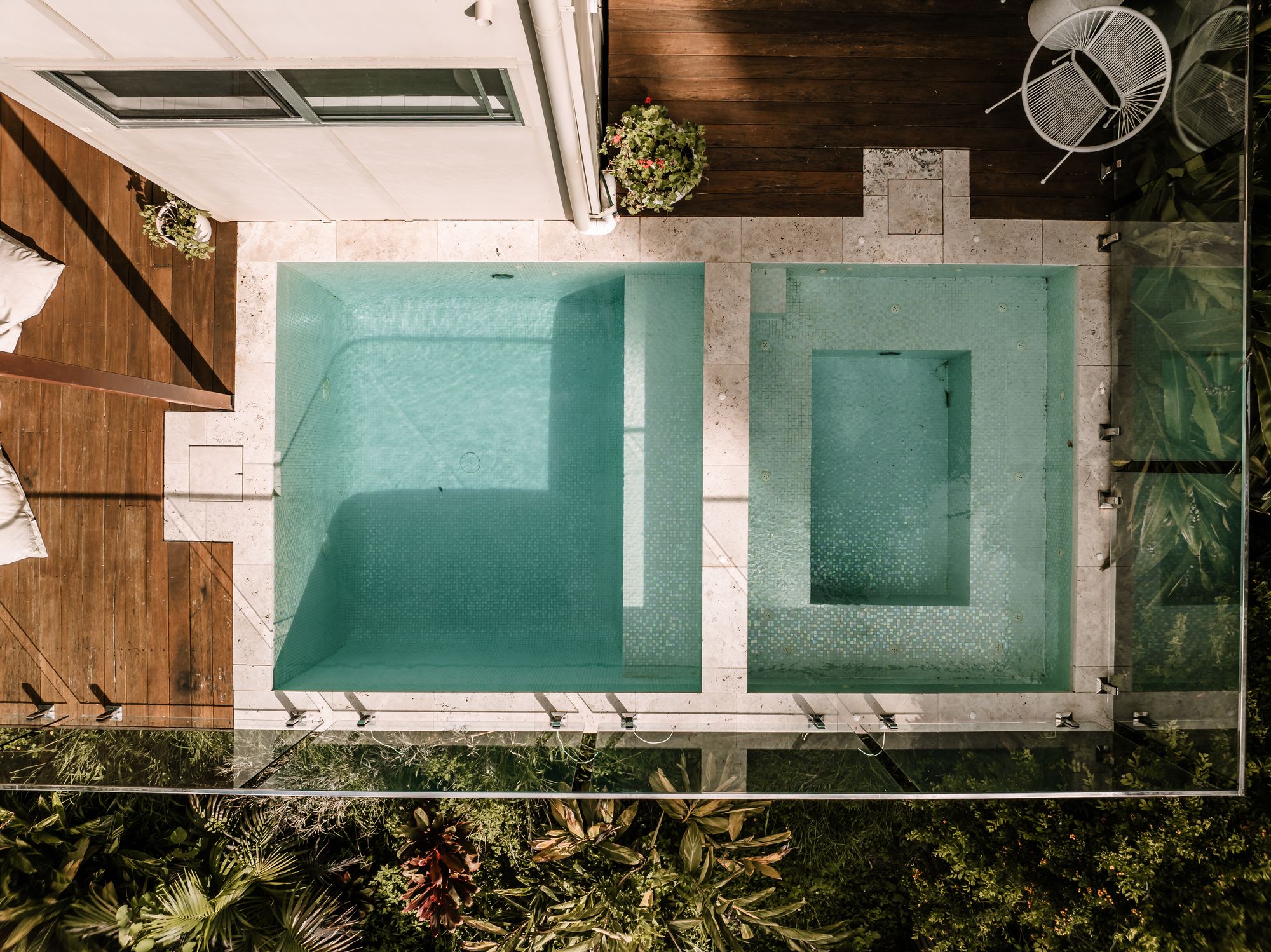 Pool from above