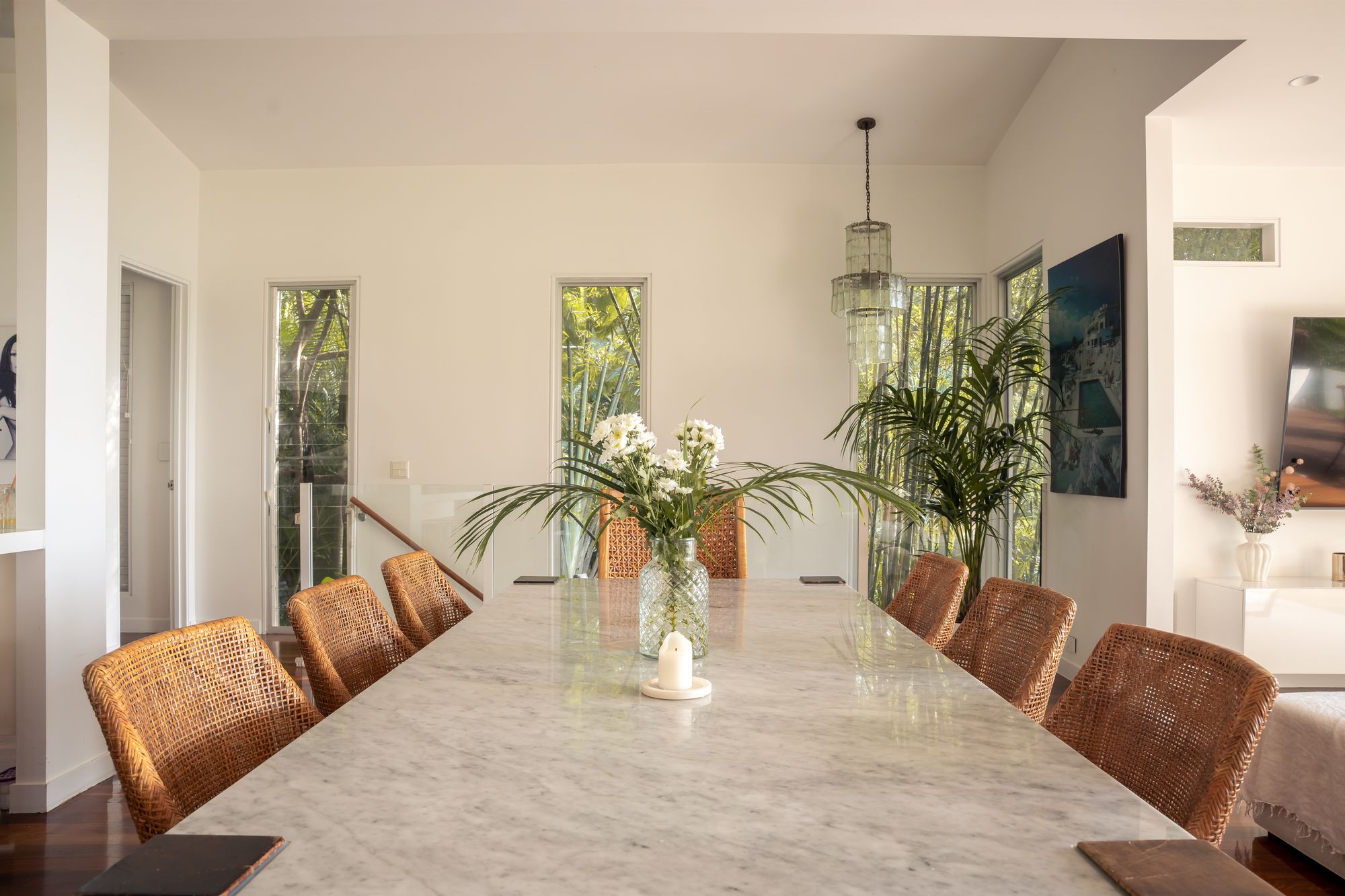 Marble dining table