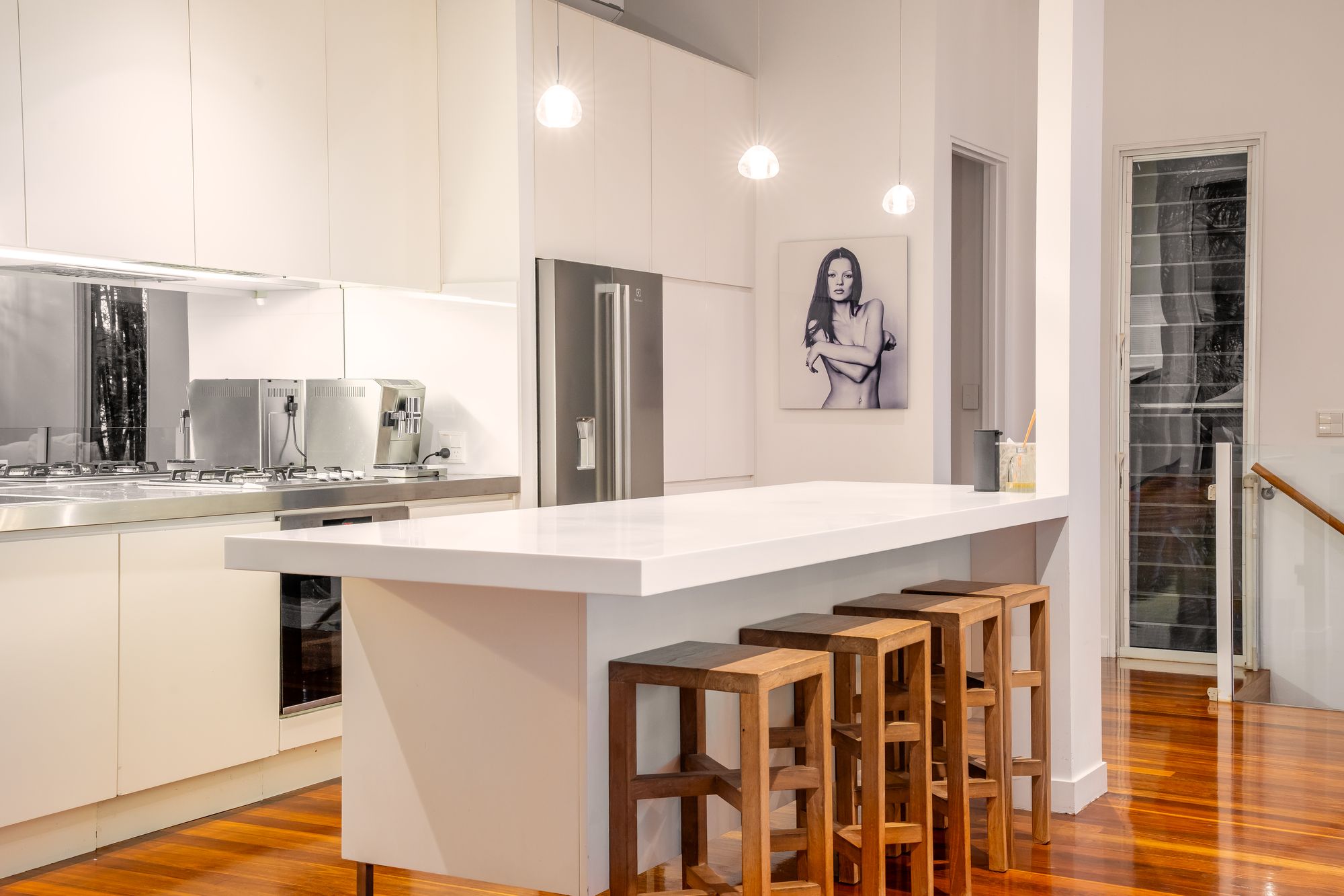 Kitchen in the evening